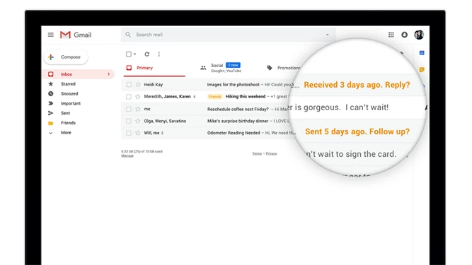 Szybkie odpowiedzi w poczcie Gmail