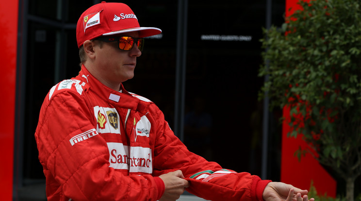 Räikkönen kellő lazasággal kezelte a helyzetet /Fotó: RAS-Archívum