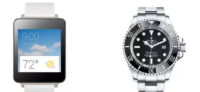 Rolex czy smartwatch: pojedynek z przymrużeniem oka