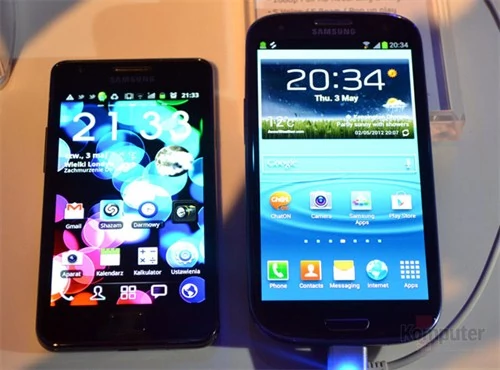 Galaxy S II vs Galaxy S III