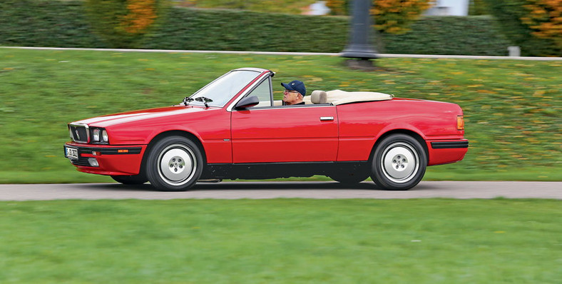 Maserati Biturbo Spyder - najważniejszy jest doładowany silnik