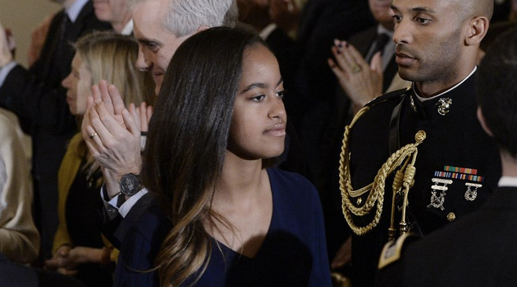 Malia a volt elnök,  Obama legidősebb lánya /Fotó:AFP