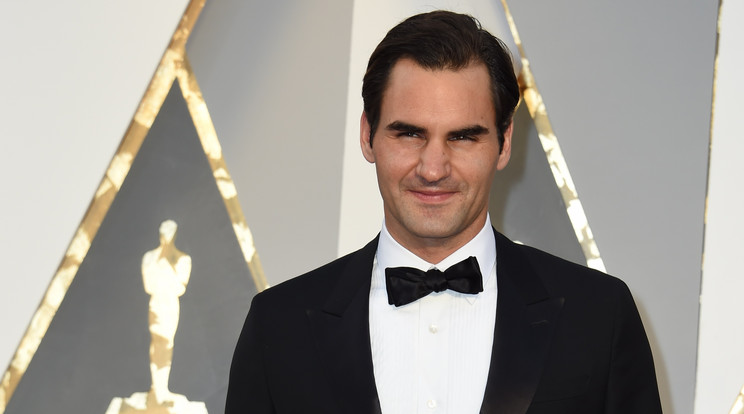 Federer is ott volt az Oscar gálán /Fotó: AFP