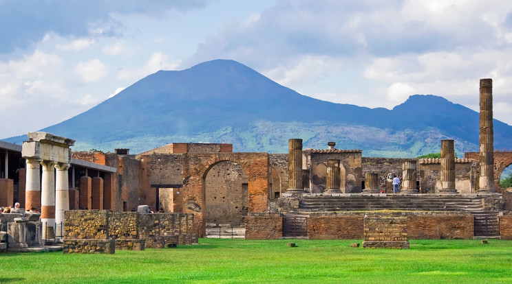 A római Pompeji szinte teljes lakosságát megölték a vulkánkitörés, valamint a vele együtt járó földrengés hatásai /Fotó: ISTOCK