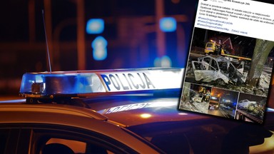 Tragedia w okolicach Kalisza. Auto stanęło w płomieniach. Śmierć 18-latka