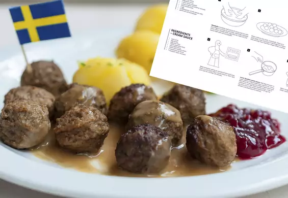 IKEA udostępnia przepis na klopsiki. Przypomina instrukcję składania mebli