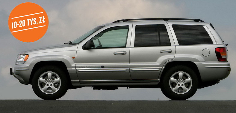 Jeep Grand Cherokee II (WJ): polecana wersja 4.7/220 KM; 2001 r.
Cena: 18 000 zł