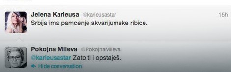 Pokojna Mileva dominira