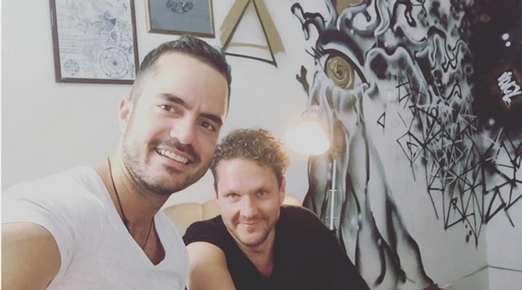 ÉNB Kristóf Cocteau egyik rajzát tetoválta Lakatosra/Fotó: Instagram