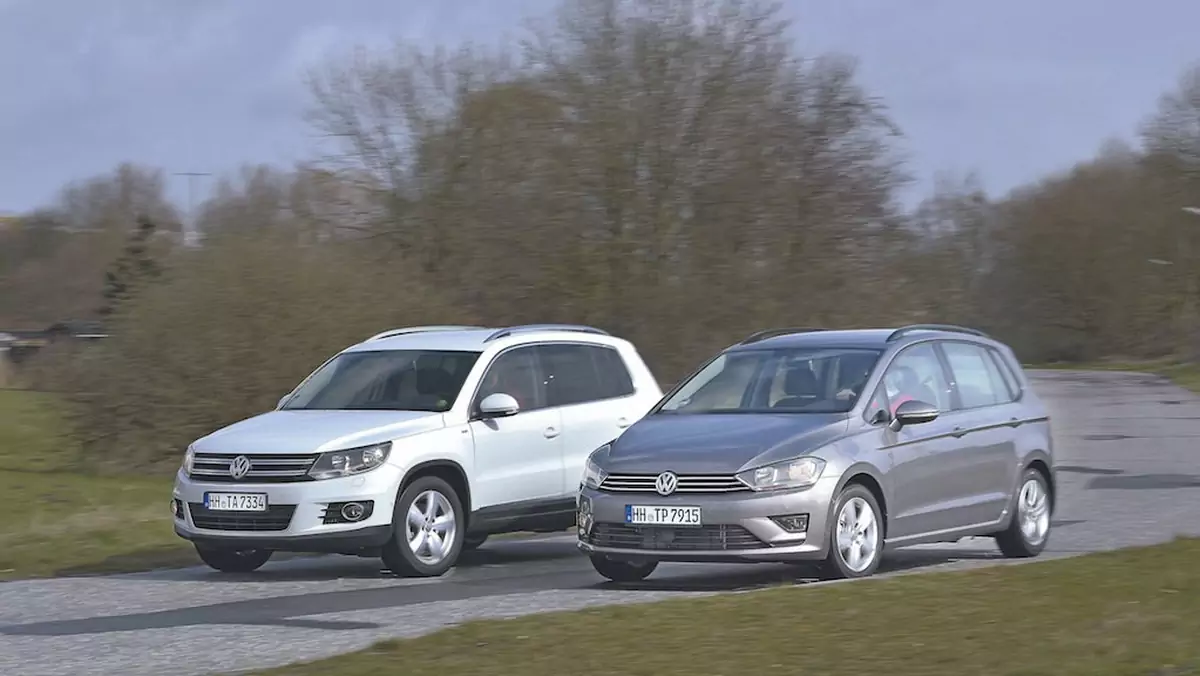 VW Tiguan i VW Golf Sportsvan