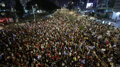 Ogromna demonstracja w Izraelu. 100 tys. osób na ulicach
