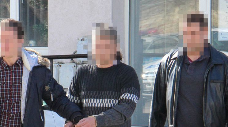 A férfit harminc napra előzetes letartóztatásba helyezték /Fotó: Police.hu