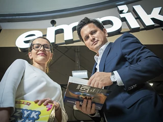 Ewa szmidt-Belcarz, prezes Grupy Empik, oraz Łukasz Waszak, menedżer inwestycyjny w funduszu Penta, chcą wykorzystać silną pozycję marki Empik w Polsce