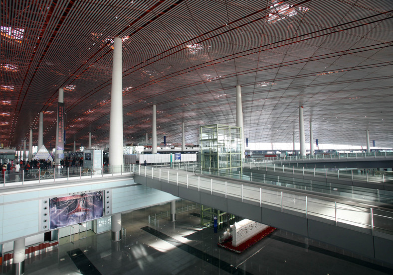 Stołeczny port lotniczy Pekin 1, mat bloomberg