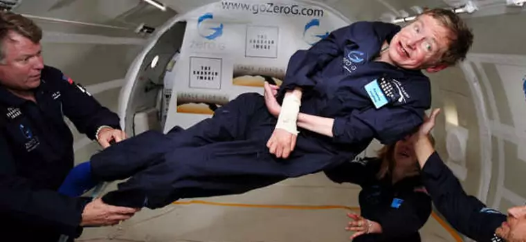 Stephen Hawking poleci w kosmos
