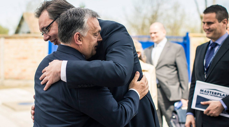 Orbán és Vucsics nagyon örültek egymásnak / Fotó: Facebook