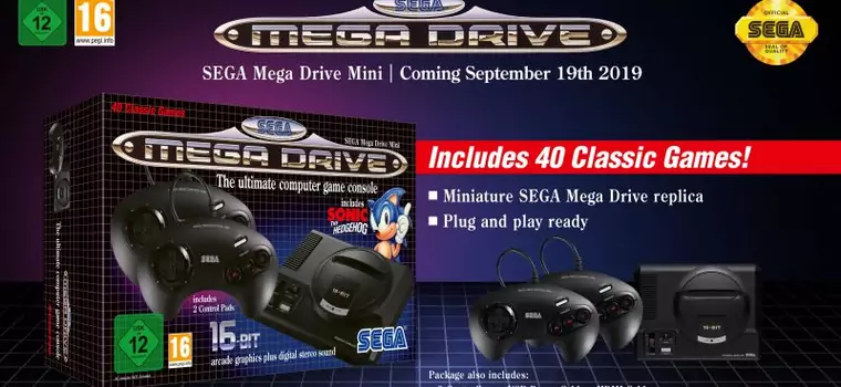 SEGA Mega Drive Mini – zapowiedziano nową retro konsolkę