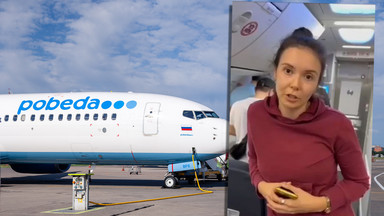 Zostali uwięzieni w samolocie na rosyjskim lotnisku. Pasażerka: wściekły tłum