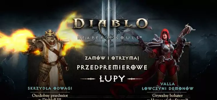 Diablo III: Reaper of Souls - Blizzard oferuje dodatki za zamówienie przedpremierowe