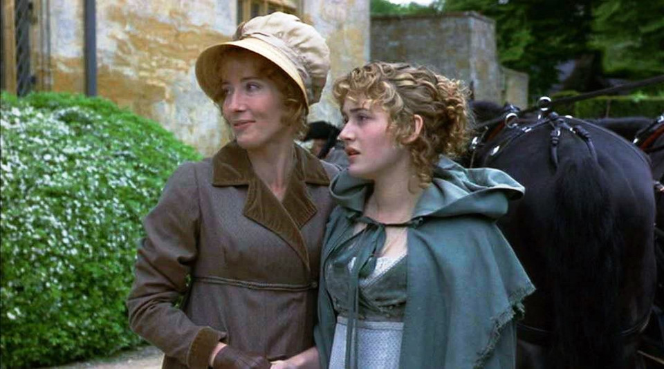 Marianne i Elinor, "Rozważna i romantyczna", reż. Ang Lee, 1995 r.