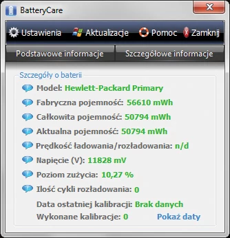 Aplikacja BatteryCare pozwoli ocenić stan naszej baterii