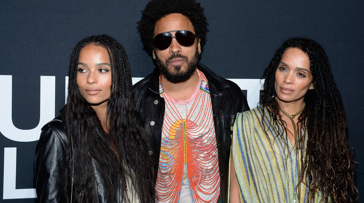 Lenny Kravitz büszke lehet 
a lányára és a feleségére  / Fotó: GettyImages