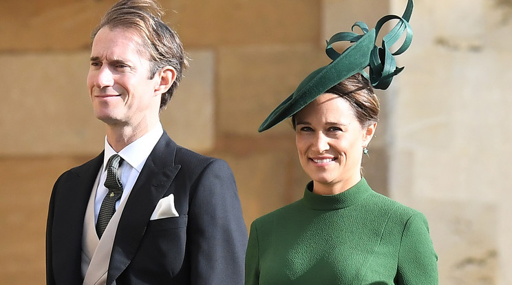Pippa Middleton és férje, James Matthews utoljára Eugénia yorki hercegnő esküvőjén jelent meg a nyilvánosság előtt /Fotó: Northfoto