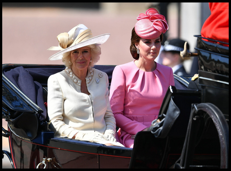 Kamila, księżna Kornwalii i Kate, księżna Cambridge w 2017 r.