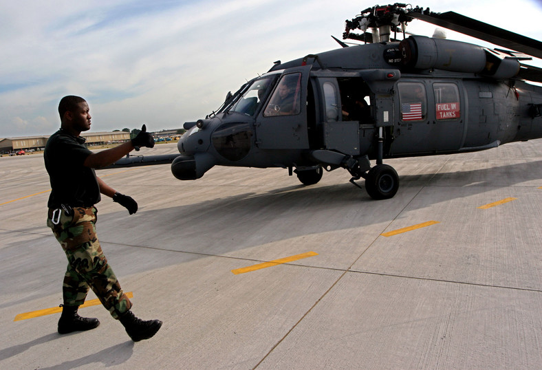 Śmigłowiec Black Hawk na wyposażeniu amerykańskiej armii. Fot. Bloomberg
