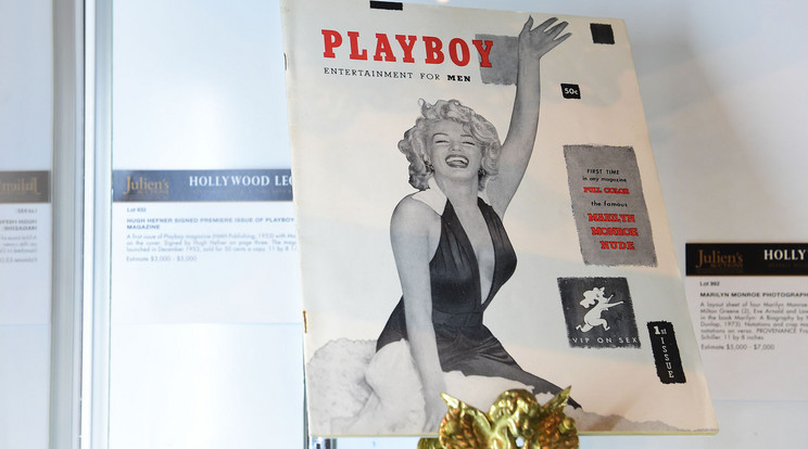 Monroe volt az első Playboy címlaplány /Fotó: AFP