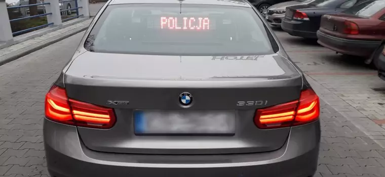 Policyjne BMW 330i xDrive w pościgu za Mercedesem CLK 63 AMG