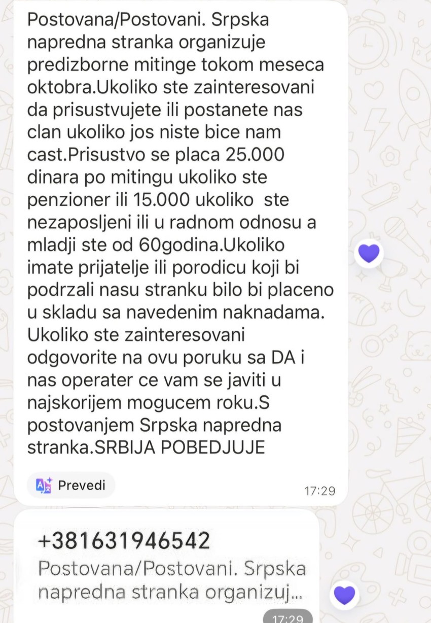 Lažni Viber osumnjičenog