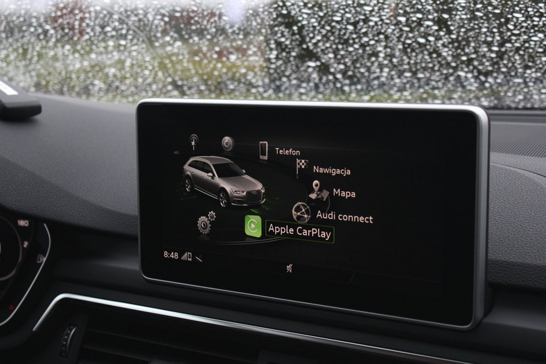 Audi Smartphone Interface z aktywnym Apple Car Play