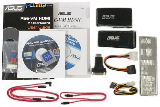 ASUS P5E-VM HDMI – dodatki