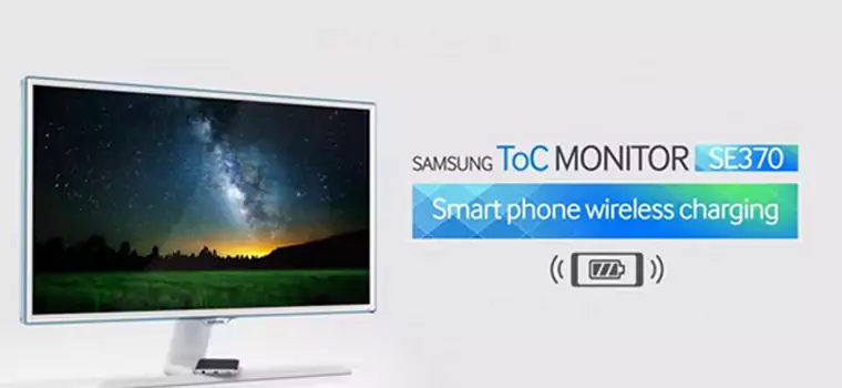 Nowe monitory Samsunga naładują bezprzewodowo smartfony