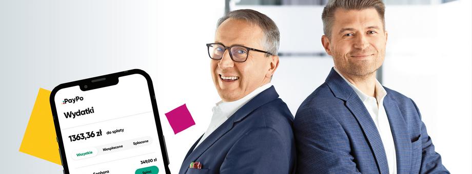 Radosław Nawrocki (z prawej) i Tomasz Hadzik. Doświadczony start-upowiec i spec od sprzedaży z korporacyjnym doświadczeniem stworzyli wyjątkowo skuteczny duet, który zawojował polski rynek BNPL.