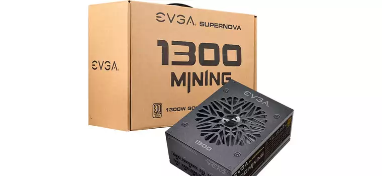 EVGA SuperNova 1300 M1 Mining - zaprezentowano zasilacz dla górników kryptowalut