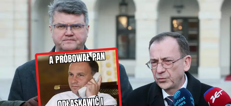 Memy o Kamińskim i Wąsiku. Internet jest bezlitosny, Duda obrywa