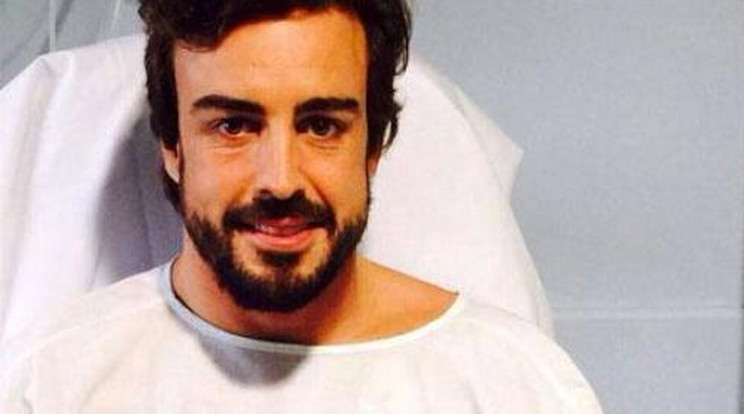 Így fest Fernando Alonso a balesete után - fotó!