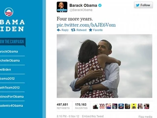 Obama twitter four more years