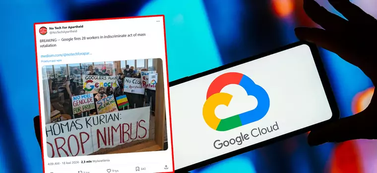 Google zwolniło 28 pracowników. Protestowali przeciwko umowie z Izraelem