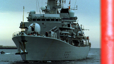 Brytyjska fregata z wizytą w Gdyni. Spotkanie z władzami, mecz marynarzy