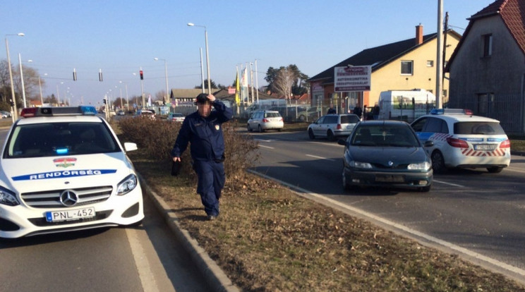 Részegen menekült a zsaruk elől a nyíregyházi férfi, nem véletlenül /Fotó: Police.hu