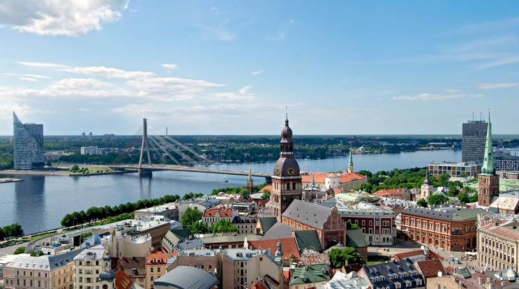 Riga főváros látképe /Fotó: Northfoto