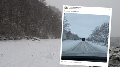 Śnieżyce i burze na Pomorzu. Przyczyną nietypowe zjawisko