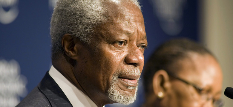 Kofi Annan w Davos: Iran kluczowy dla stabilności Bliskiego Wschodu