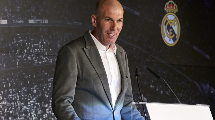 Zinédine
Zidane
hétfőn írta
alá az új
szerződését /Fotó: Getty Images