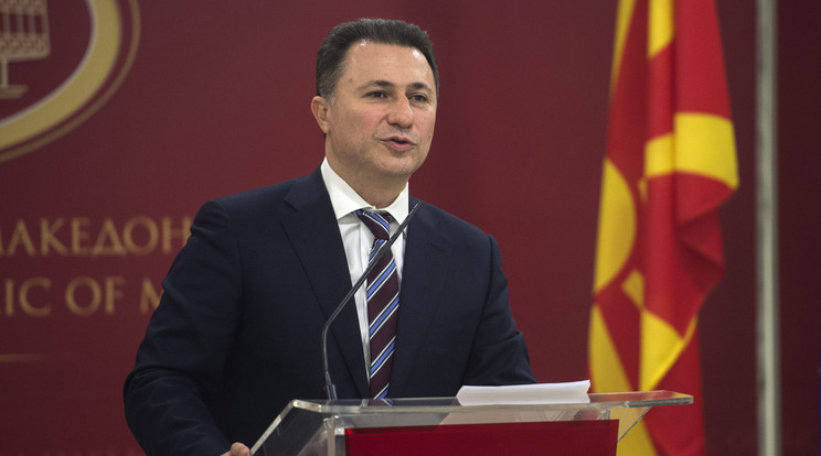Magyarországra érkezése óta először kapták lencsevégre Nikola Gruevszki volt macedón kormányfőt  / Foto: MTI-EPA