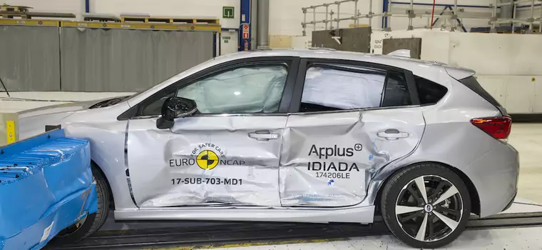 Testy zderzeniowe Euro NCAP: 8 modeli z pięcioma gwiazdkami