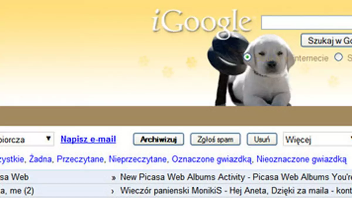 iGoogle 2.0 po polsku